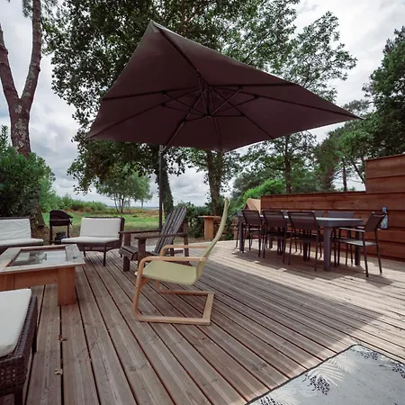 Maison Vu En Première Ligne Du De Avec Terrain De Tennis Privatif * Lacanau